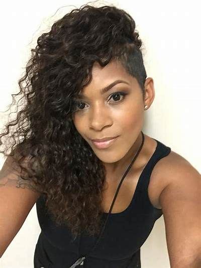 Pin On Black Hairstyles In Shaved Side Hairstyles One Side