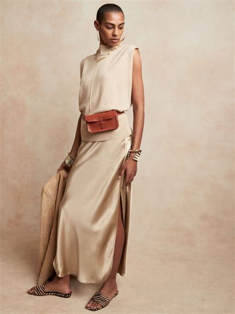 Saunter Into Spring And Summer With This Luxurious Maxi Skirt Crafted