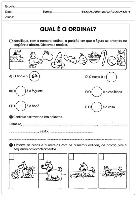 Exemplos De Numerais Cardinais - 10