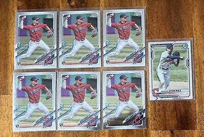 2021 Topps Chrome Andres Gimenez Rookie Card RC Lot 7 Guardians EBay