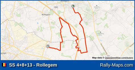 SS 4 8 13 Rollegem Stage Map 6 Uren Van Kortrijk 2023 Rally