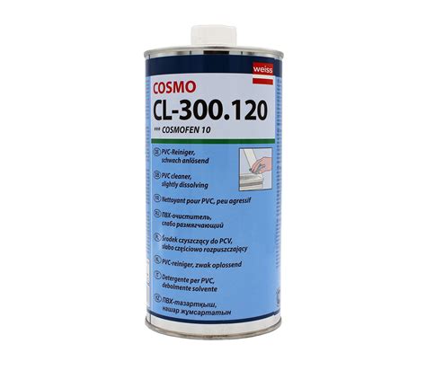 Cosmofen 10 Rengöringsmedel 1,0 Liter till vit PVC - YDRE FÖNSTER