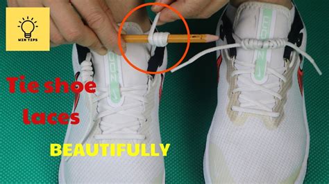 How To Tie Shoe Laces Once And Use All Year Round Win Tips Youtube