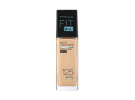 BASE MAYBELLINE LÍQUIDA NY FIT ME MATE Y SIN POROS NUDE BEIGE 125 30ML