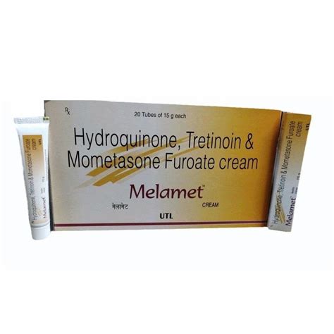 Melamet Hydroquinone Tretinoin Mometasone Furoate Cream At Best Price