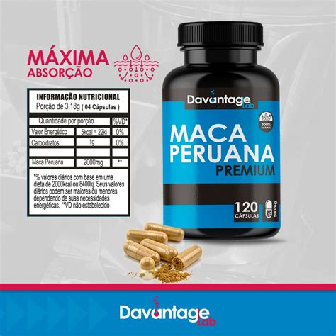 Maca Peruana Em C Psulas Davantage Lab Produtos Naturais