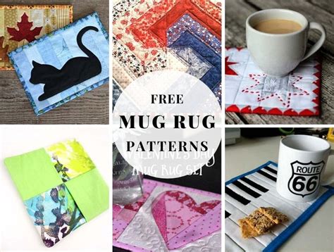 37 Free Sewing Machine Mug Rug Pattern RaeganTowson