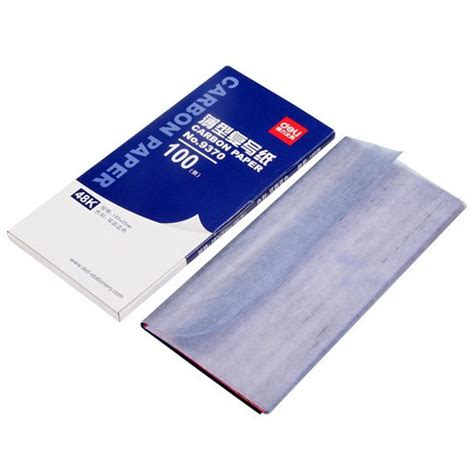 100sheets Copy Carbon Paper Duplicating Paper 85185mm 48k Color Blue