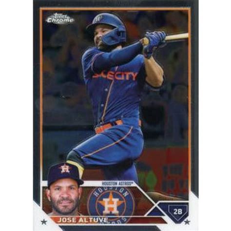 Topps Toys 223 Topps Chrome Jose Altuve 12 Houston Astros Poshmark