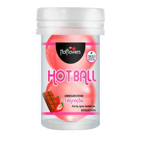 Hot Ball Bolinha Beijável Sensação Beija Muito Hot Flowers Kapitú Sex Shop Catanduva Entrega