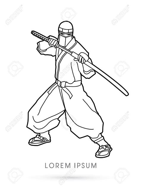 Ninja Sword Drawing at GetDrawings | Free download