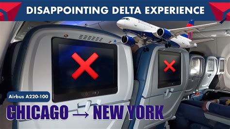 Delta A Economy Class Trip Report Chicago To New York Youtube