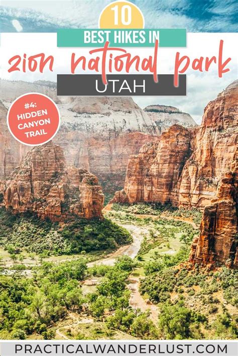 10 incredible zion hikes a complete guide to hiking in zion national ...