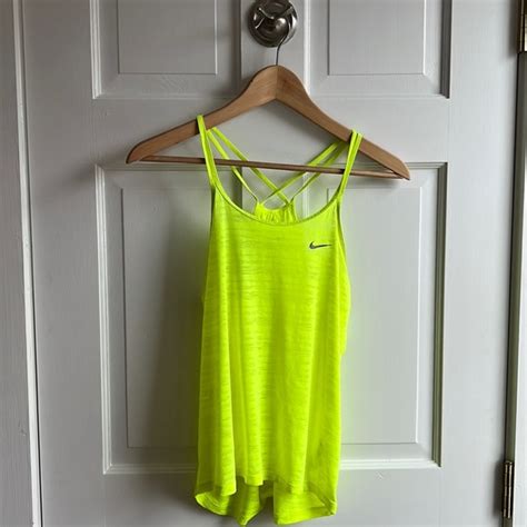 Nike Tops Nike Dri Fit Neon Yellow Tank Poshmark