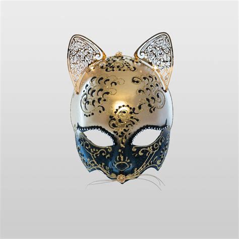 Cat Poldo | Carnival Venetian Cat Mask for Sale