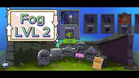 Plants Vs Zombies Fog Lvl Walkthrough Youtube