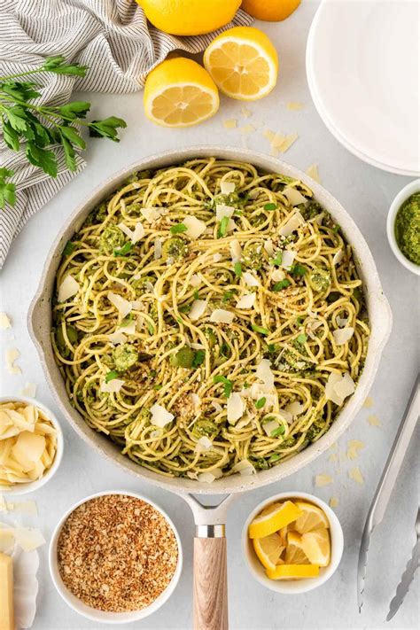 Green Olive Pasta With Lemon And Breadcrumbs Rhubarbarians