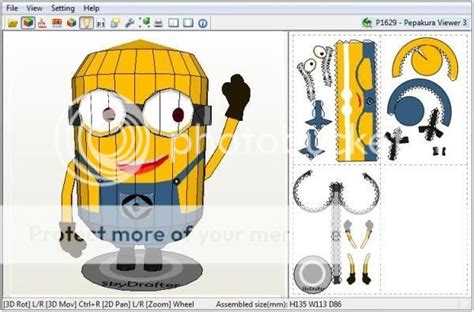 minions.paper.toys.via.papermau.001_zpsknws6zx3.jpg Photo by mauther | Photobucket