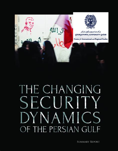 Pdf Evolving Security Dynamics In The Persian Gulf Region