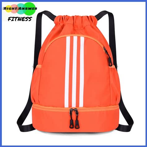 Mochila De Viagem Esportiva Ao Ar Livre Gin Stica De Ombro Drawstring