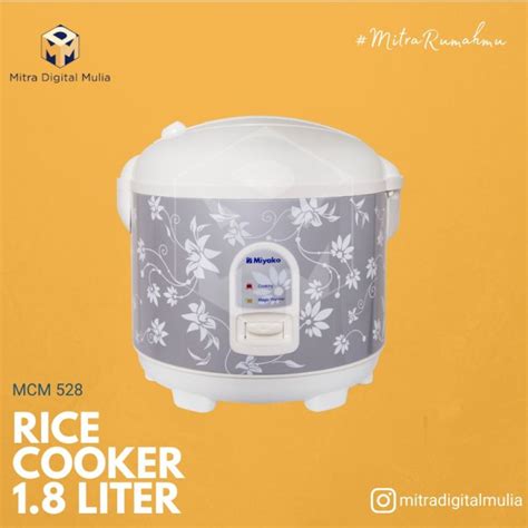 Miyako Mcm Magic Rice Cooker Liter Lazada Indonesia