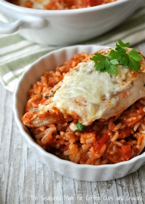 Dump And Bake Italian Chicken And Rice Recipe Recipes One Pot