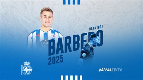 Barbero Nuevo Jugador Del D Por Rcdeportivo P Gina Oficial