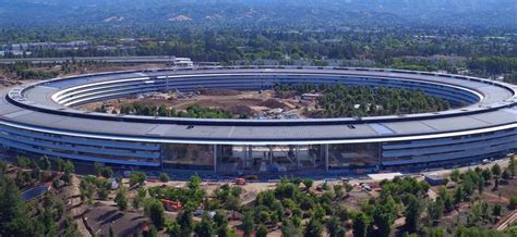 Latest flyover footage offers look at Apple Park cafe as finishing ...