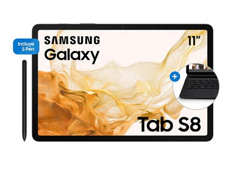 Ripley Tablet Samsung Galaxy S8 11 128 Gb Grafito Teclado