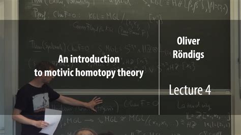 Lecture 4 An Introduction To Motivic Homotopy Theory Oliver Röndigs