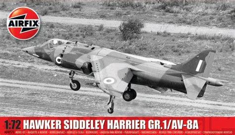 Airfix A A Hawker Siddeley Harrier Gr Av A Scale Kit