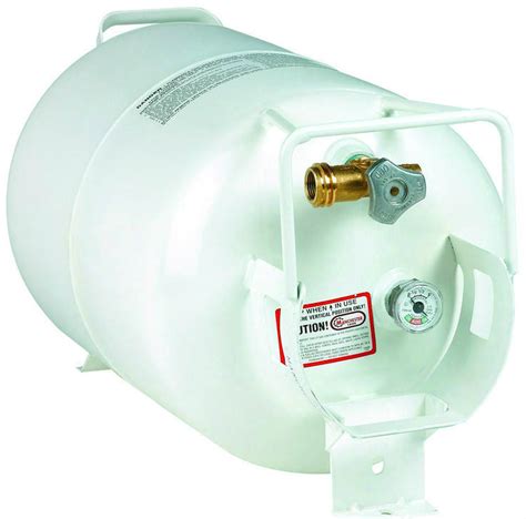 30 lbs (7.5 Gallon) Manchester Horizontal Propane Tank with Gauge ...