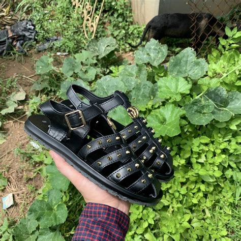 Mua Dép sandal Gucci Dép quai hậu Gc quai da cao cấp đế cao su siêu bền phối đồ cực chất hot