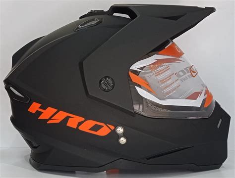 Casco Hro Mx330 Certificado Multi Propósito Doble Visor Cuotas sin