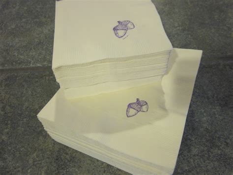 Queen B Creates: Personalized Paper Napkins