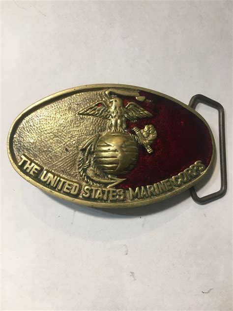 United States Marine Corps USMC Emblem - Vintage Soli… - Gem