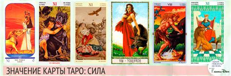 Карта Таро Сила: значение и сочетание с другими картами