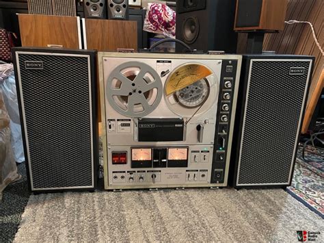 Sony Heads Reel To Reel Stereo Tape Recorder Tc With