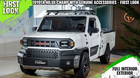 Toyota Hilux Champ With Genuine Accessories Launched First Look Full