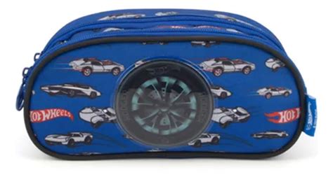 Maletín escolar doble Hot Wheels Blue Tire Organize para niños MercadoLibre