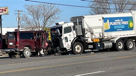 Two People Die After Head On Crash With Garbage Truck In Salt Lake City