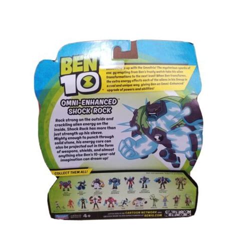 New Ben 10 Omni Enhanced Shock Rock 5 Action Figure 2019