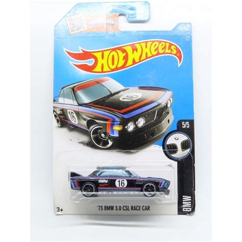 Jual Hot Wheels Bmw Csl Race Car Black Shopee Indonesia