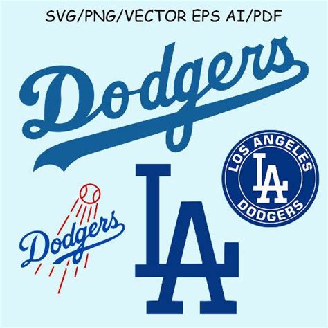 La Dodgers Logo Vector at Vectorified.com | Collection of La Dodgers ...