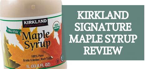 Kirkland Signature Pure Maple Syrup Review The Vegan S Pantry