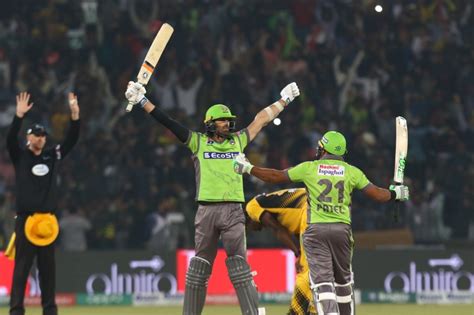 PSL 2020 Lahore Qalandars Beat Peshawar Zalmi By 5 Wickets Wiese