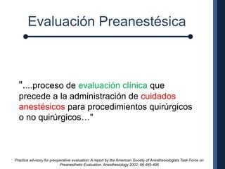 Valoracion Preanestesica Ppt