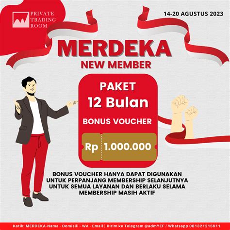 Join PTR 12 Bulan Dapatkan Bonus Voucher Rp 1 Juta YEF Advisor