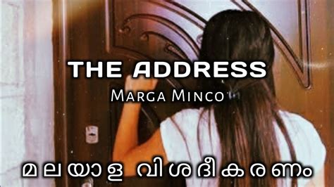 The Address Malayalam Explanation Cbse Class English Youtube