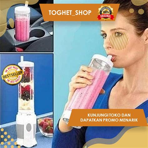 Jual Blender Buah Portable Juicer Mini 2 In 1 Botol Blender Buah Mini